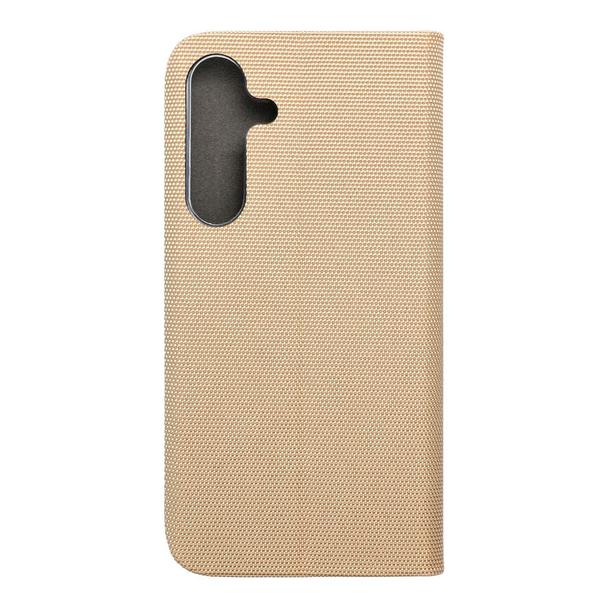 Etui z klapką na Samsung S25 PLUS Sensitive Book złote