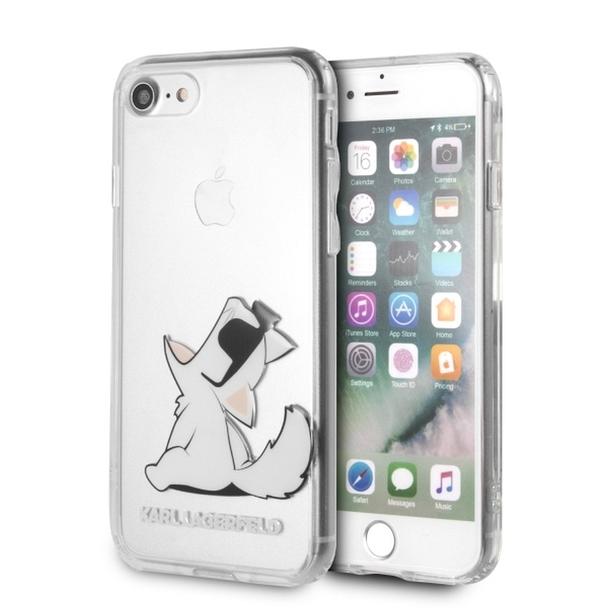 KARL LAGERFELD futerał do IPHONE 7 / 8  KLHCI8CFNRC transparentny