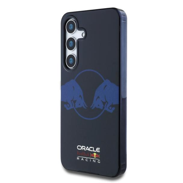 RED BULL futerał do SAMSUNG S25 RBHMS25S24HIDBV (Magnetic IML Transparent PC Two Bulls) navy