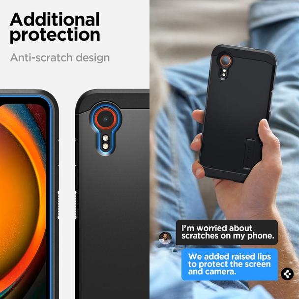 SPIGEN futerał TOUGH ARMOR do SAMSUNG Xcover 7 black