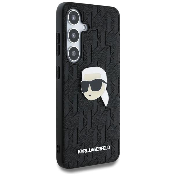 KARL LAGERFELD futerał do SAMSUNG S25 KLHCS25SPGKLKIPK (PU Monogram K. Head Pin) czarny