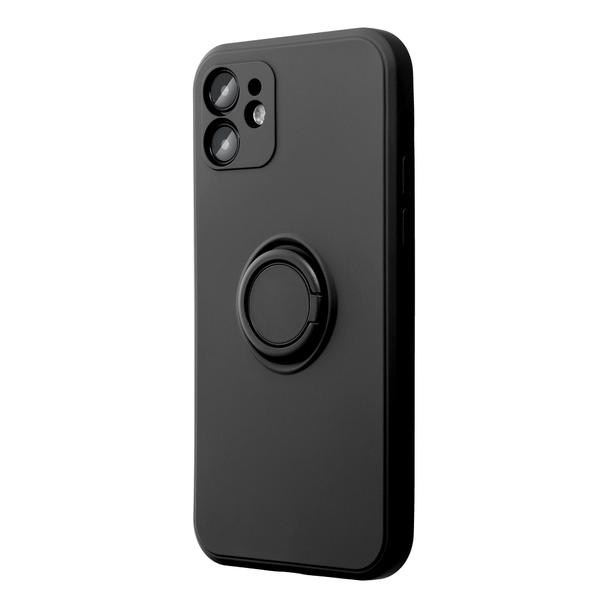 Etui na iPhone 17 Pro Max / 18 Pro Max Silicone Ring czarne