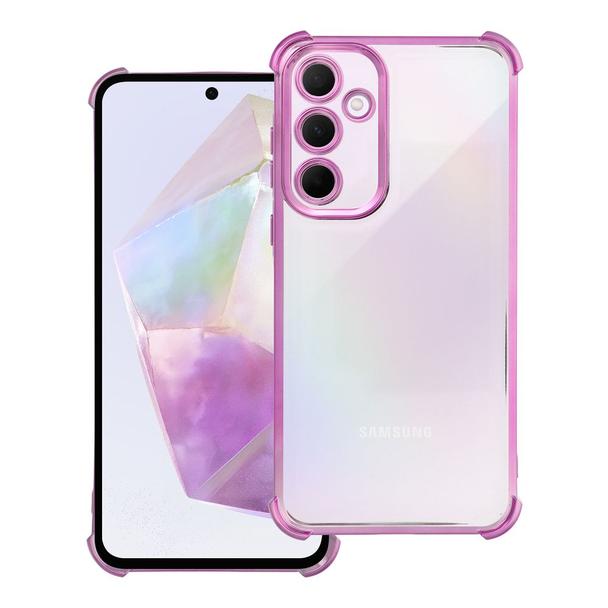 Futerał do Samsung A35 Antishock Electro purpurowy