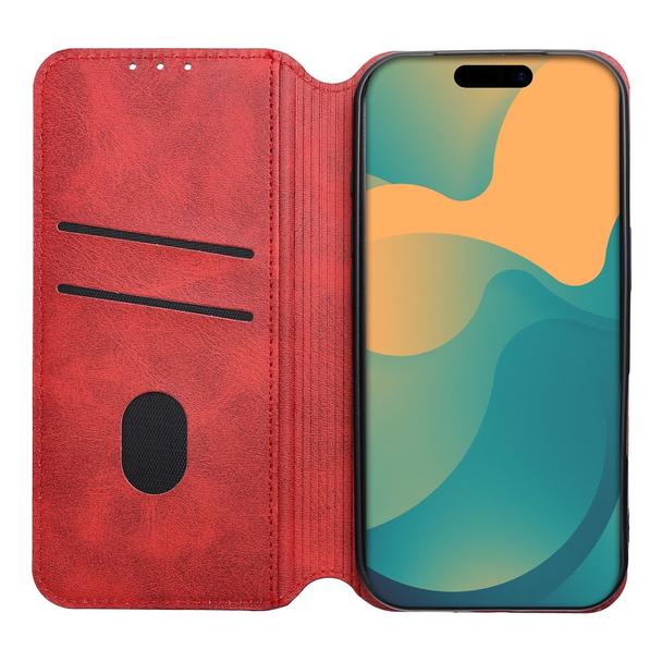 Etui z klapką na Motorola G57 POWER Cubic Book czerwone