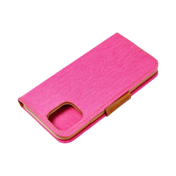 Etui z klapką Samsung A14 4G / A14 5G Canvas Book różowe