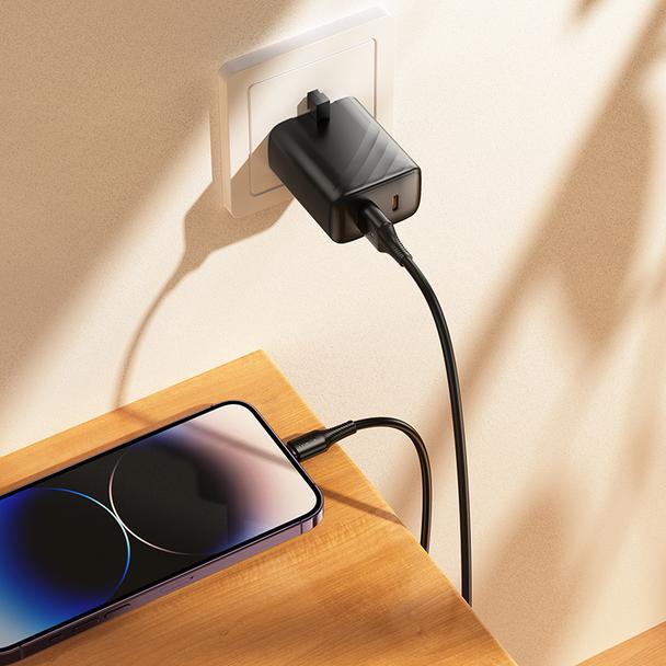 Kabel USB A do Lightning Hoco 2,4A 1 m X120 czarny