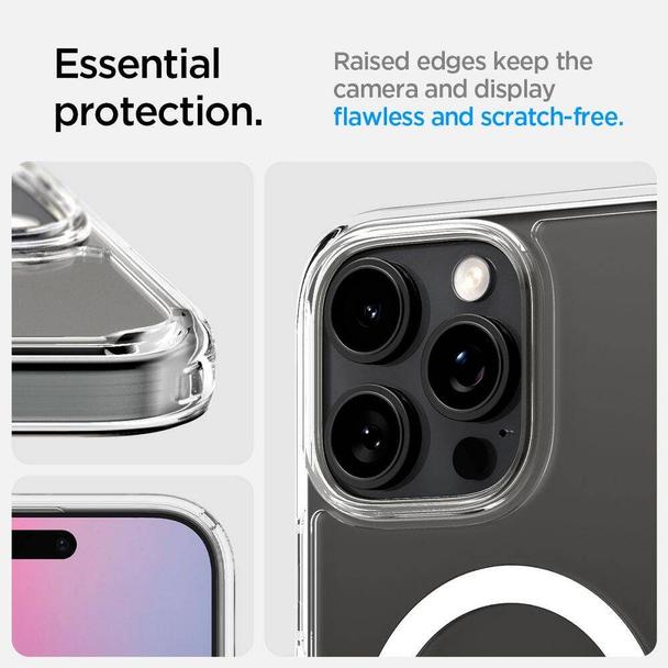 SPIGEN futerał ULTRA HYBRID "T" MAG kompatybilny z MagSafe do IPHONE 16 Pro white