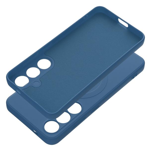 Futerał do Samsung S24 Silicone Mag Cover zgodny z MagSafe niebieski
