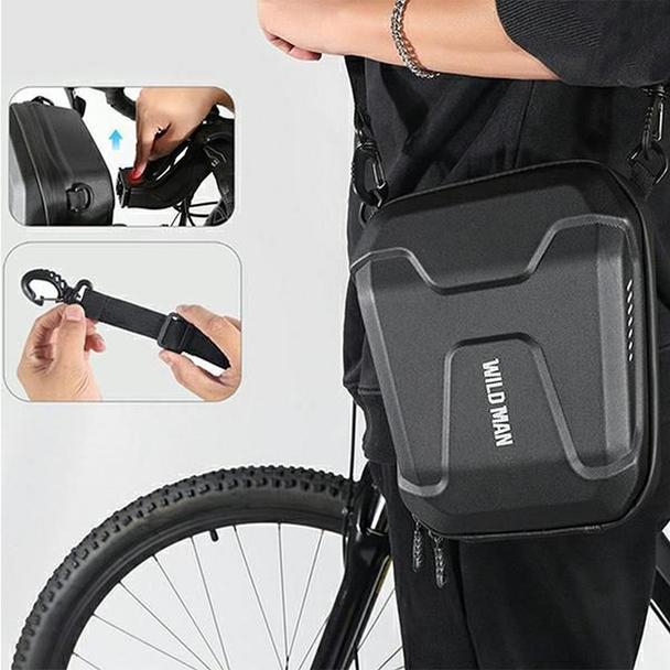 WILDMAN sakwa rowerowa na kierownicę na zamek E8 3L czarna