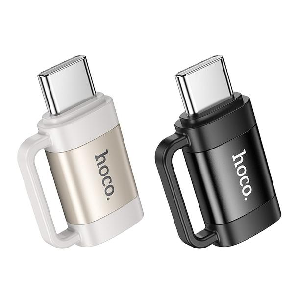 Adapter OTG USB C do Lightning Hoco 3A UA31E czarny
