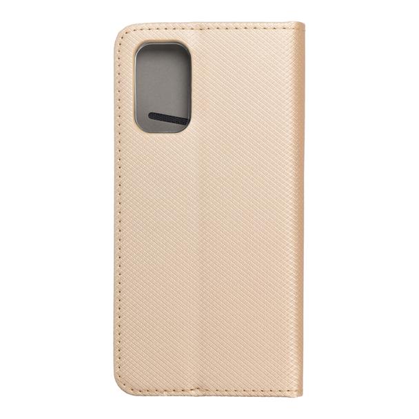 Etui z klapką na Samsung A13 4G Smart Case Book złote
