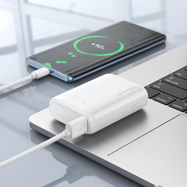 Powerbank Hoco 5000 mAh 2A J158 biały