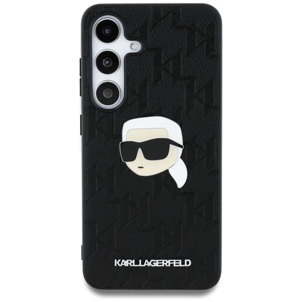 KARL LAGERFELD futerał do SAMSUNG S25 KLHCS25SPGKLKIPK (PU Monogram K. Head Pin) czarny