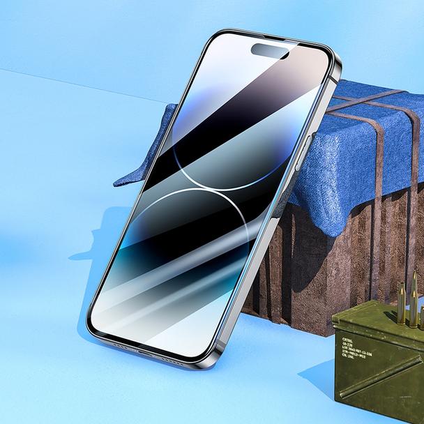 Szkło hartowane do iPhone 14 PRO MAX Hoco HD Anti-static 25 sztuk G10