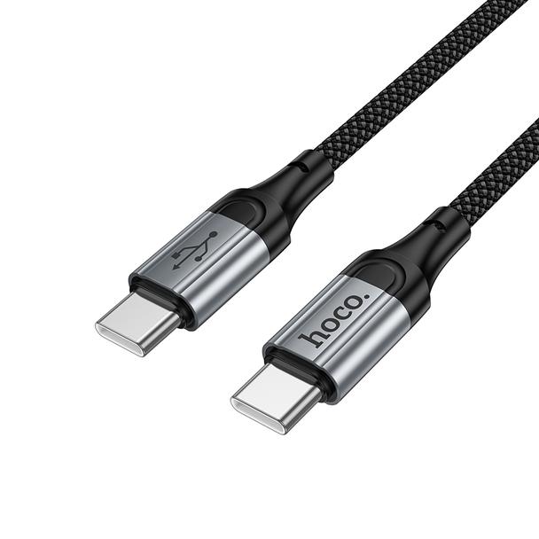 Kabel USB C do USB C Hoco PD 60W 1,5 m X121 czarny