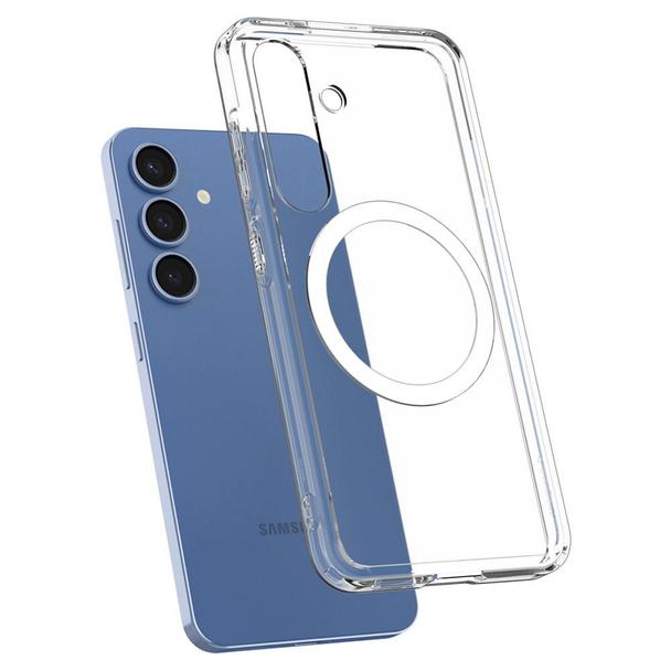 SPIGEN futerał ULTRA HYBRID MAG kompatybilny z MagSafe do S25 clear / white