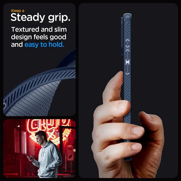 SPIGEN futerał LIQUID AIR do IPHONE 15 Pro navy blue