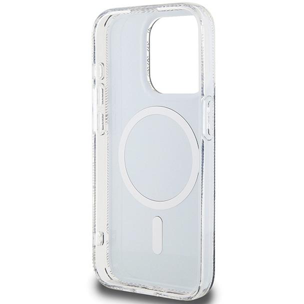 GUESS futerał do IPHONE 15 Pro Max kompatybilny z MagSafe GUHMP15XHGCUSTGK (IML GCUBE) czarny