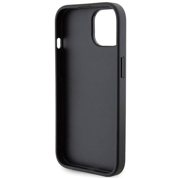 GUESS futerał do IPHONE 13 / 14 / 15 GUHCP15SPGS4TDK (Grip Stand 4G Triangle Strass) czarny