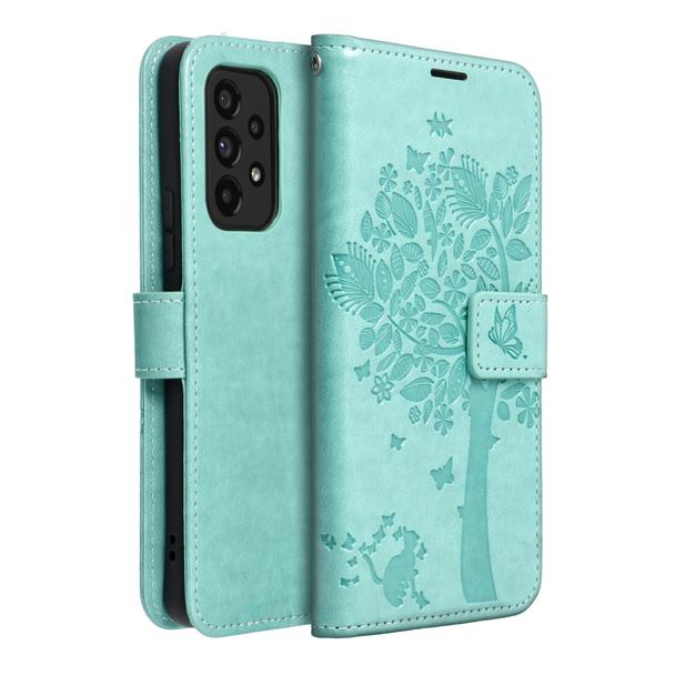 Etui z klapką na Samsung A53 5G Mezzo Book drzewo zielony