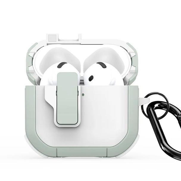 DUX DUCIS futerał PECP ochronny TPU+PC na AirPods 4 biało zielony