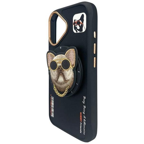 NIMMY futerał GLASSES COOL DOG kompatybilny z MagSafe do IPHONE 16 czarny