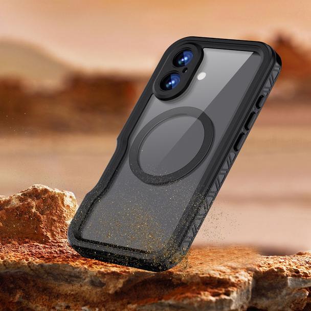 Futerał do iPhone 16 Shellbox GT wodoodporny zgodny z MagSafe czarny