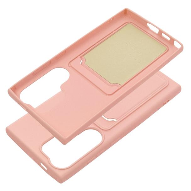 Futerał do Samsung S24 ULTRA Card Case różowy