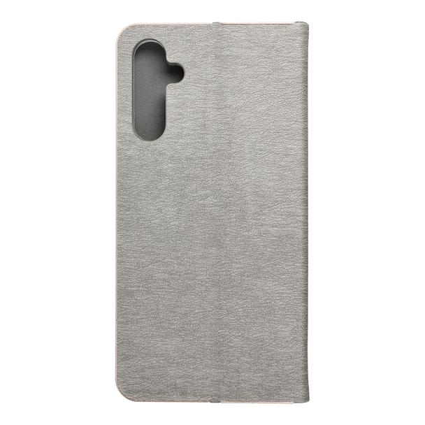 Etui z klapką na Samsung A34 5G Luna Book Gold srebrne