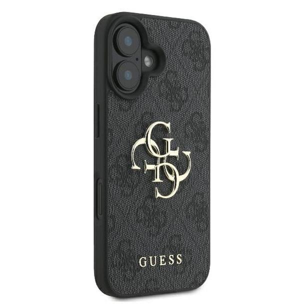 GUESS futerał do IPHONE 16 GUHCP16S4GMGGR (4G PU Big Logo) czarny