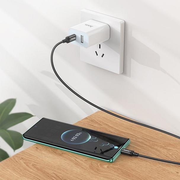 Kabel USB C do USB C Hoco PD 3A 60W 3 m X91 czarny