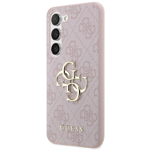 GUESS futerał do SAMSUNG S24 GUHCS24S4GMGPI (Leather 4G Metal Logo) różowy