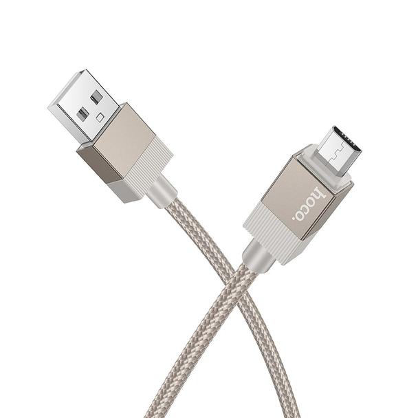 Kabel USB A do USB C Hoco 3A 1 m X110 złoty