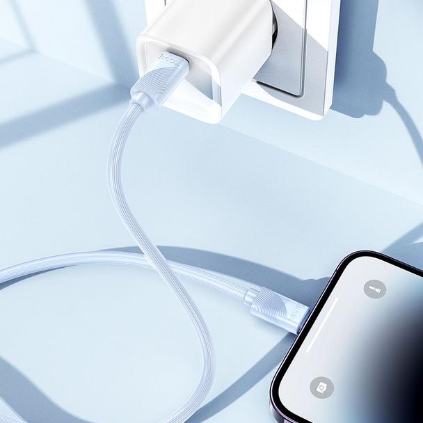 Kabel USB C do Lightning Hoco PD 27W 1 m X114 niebieski