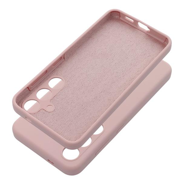 Futerał do Samsung A06 4G Silicone 2mm pudrowy róż