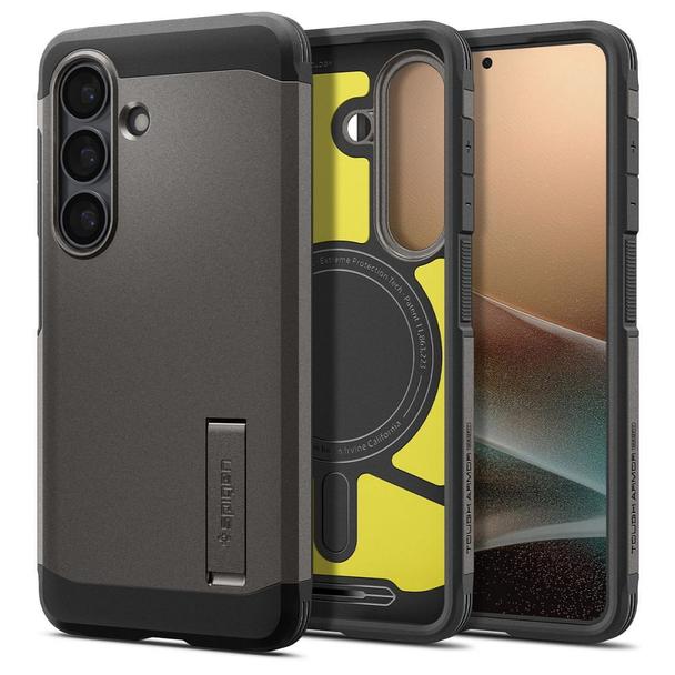 SPIGEN futerał TOUGH ARMOR kompatybilny z MagSafe do SAMSUNG S26 gunmetal