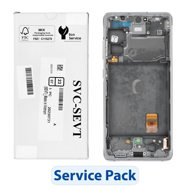 ServicePack Wyświetlacz LCD SAMSUNG S20 FE 4G/5G G780F/G781F 
GH82-31329B White