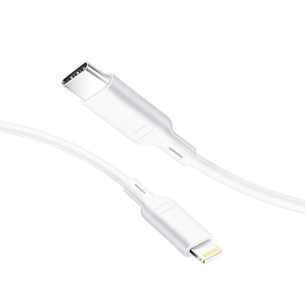 Kabel USB C do Lightning Blue Star PD 1,2 m biały