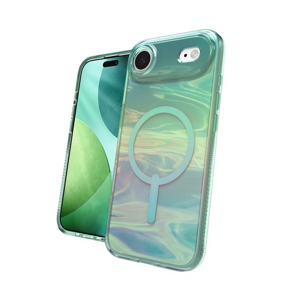 ZAGG futerał MILAN SNAP kompatybilny z MagSafe do IPHONE 17 Air oil slick