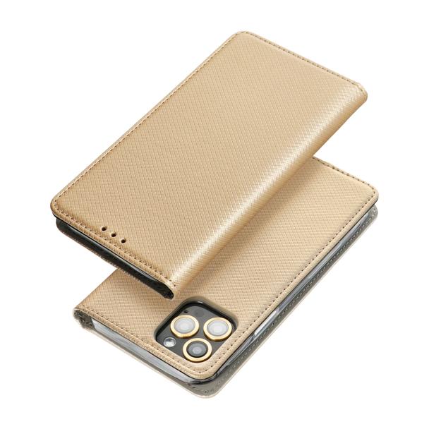 Etui z klapką na Motorola G17 POWER Smart Case Book złote