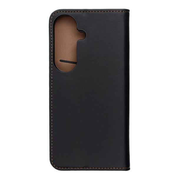 Etui z klapką na Samsung S26 Smart Pro Book skórzane czarne