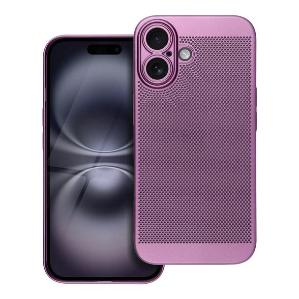 Futerał do iPhone 16 Breezy fioletowy