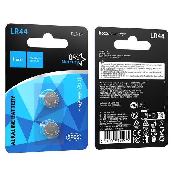 Bateria alkaliczna LR44 Hoco DLR16 2 szt