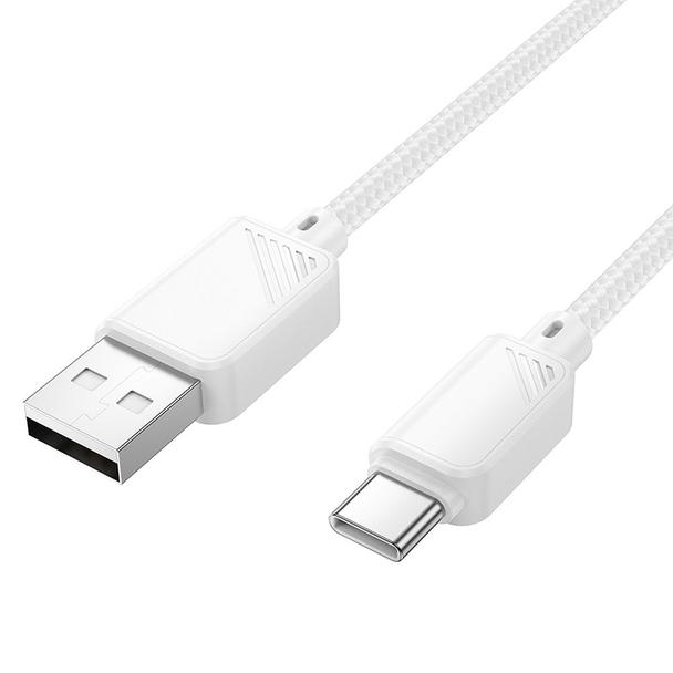 Kabel USB A do USB C Hoco 3A 1 m X113 biały