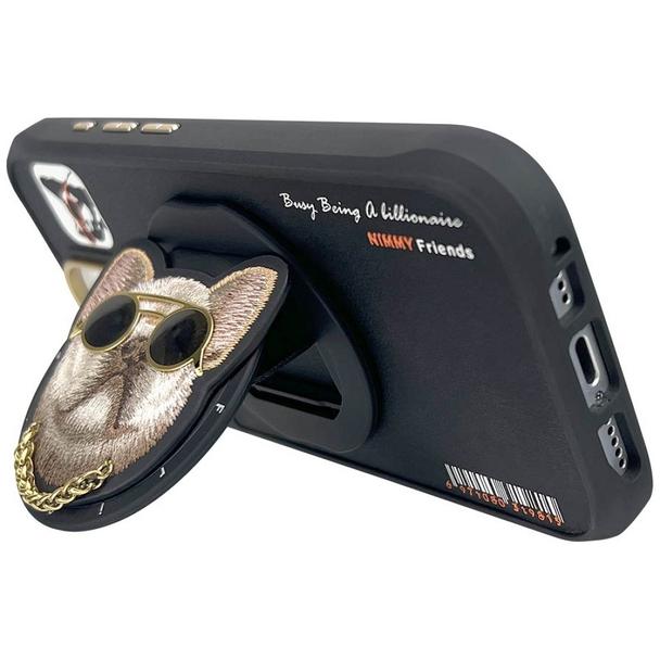 NIMMY futerał GLASSES COOL DOG kompatybilny z MagSafe do IPHONE 16 Pro Max czarny
