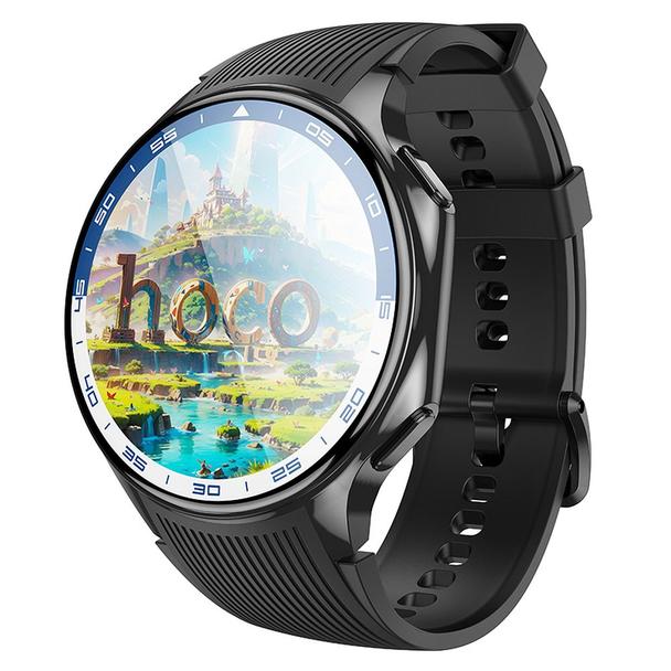 Smartwatch Hoco 1,43" AMOLED IP67 z funkcją rozmowy Y24 czarny