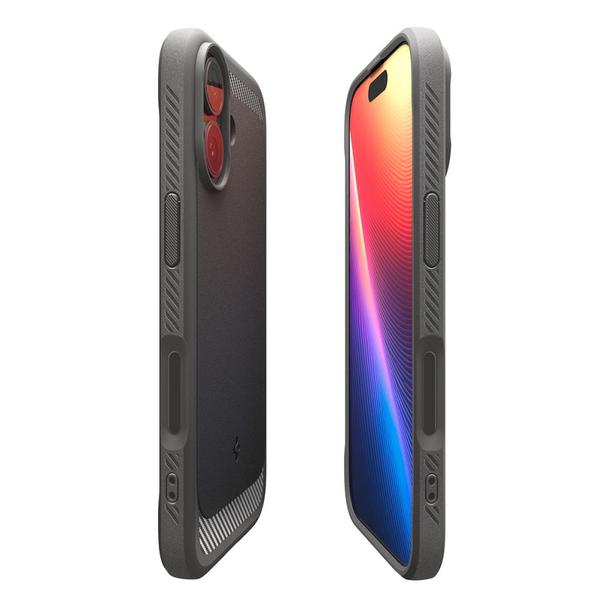 SPIGEN futerał RUGGED ARMOR MAG kompatybilny z MagSafe do IPHONE 17 gray