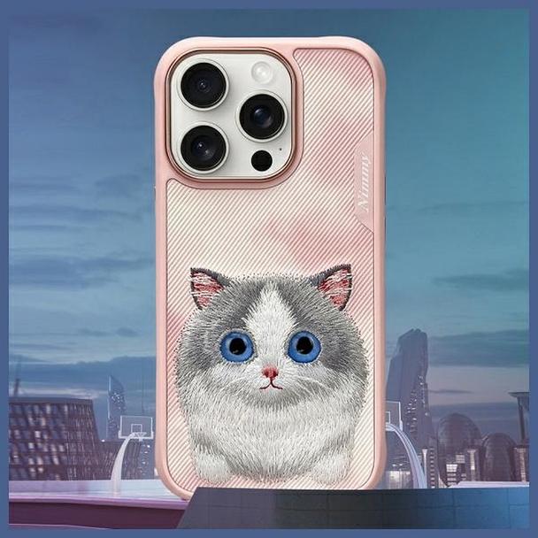 NIMMY futerał BIG EYED PET 2.0 Cat do IPHONE 16 Pro Max różowy