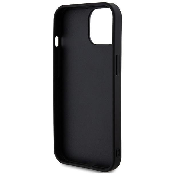 GUESS futerał do IPHONE 13 / 14 / 15 GUHCP15SPFGSBSD (Rhinestone Metal Logo) żółty
