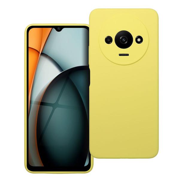 Futerał do Xiaomi Redmi A3 4G Silicone 2mm żółty